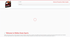 Desktop Screenshot of hiddengamesports.com