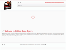 Tablet Screenshot of hiddengamesports.com